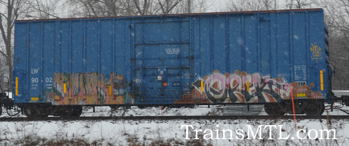 Car/wagon LW9002 left side / coté gauche